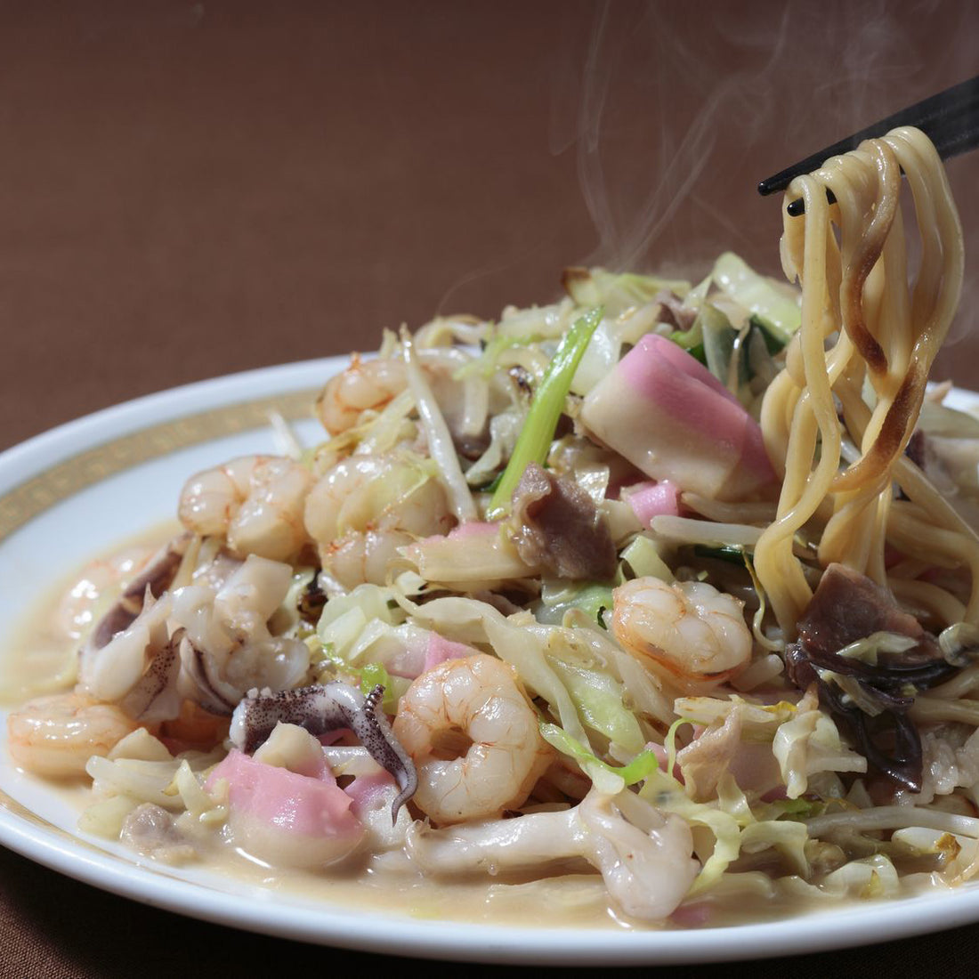 今上天皇陛下も食された<br>長崎・四海樓の「皿うどん」