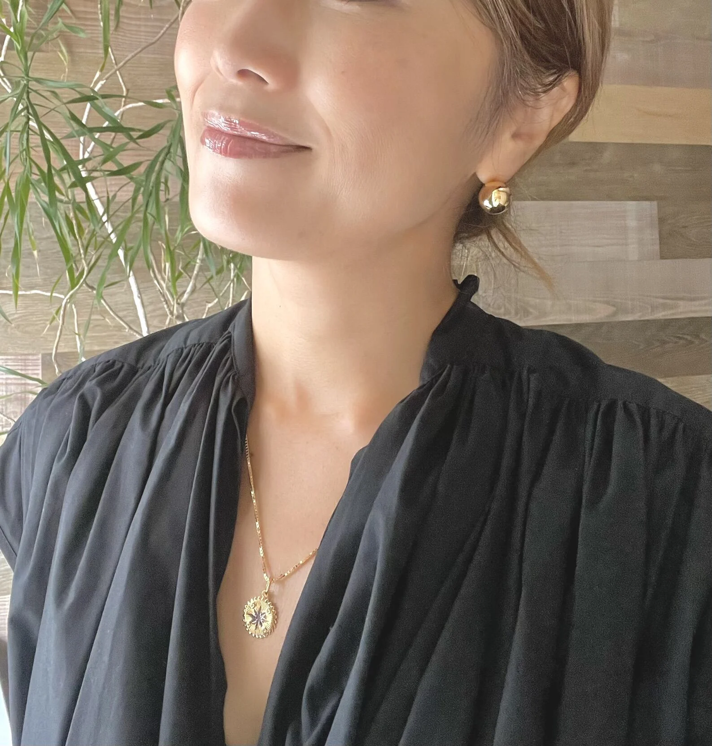 ボールピアス/L(ゴールド)