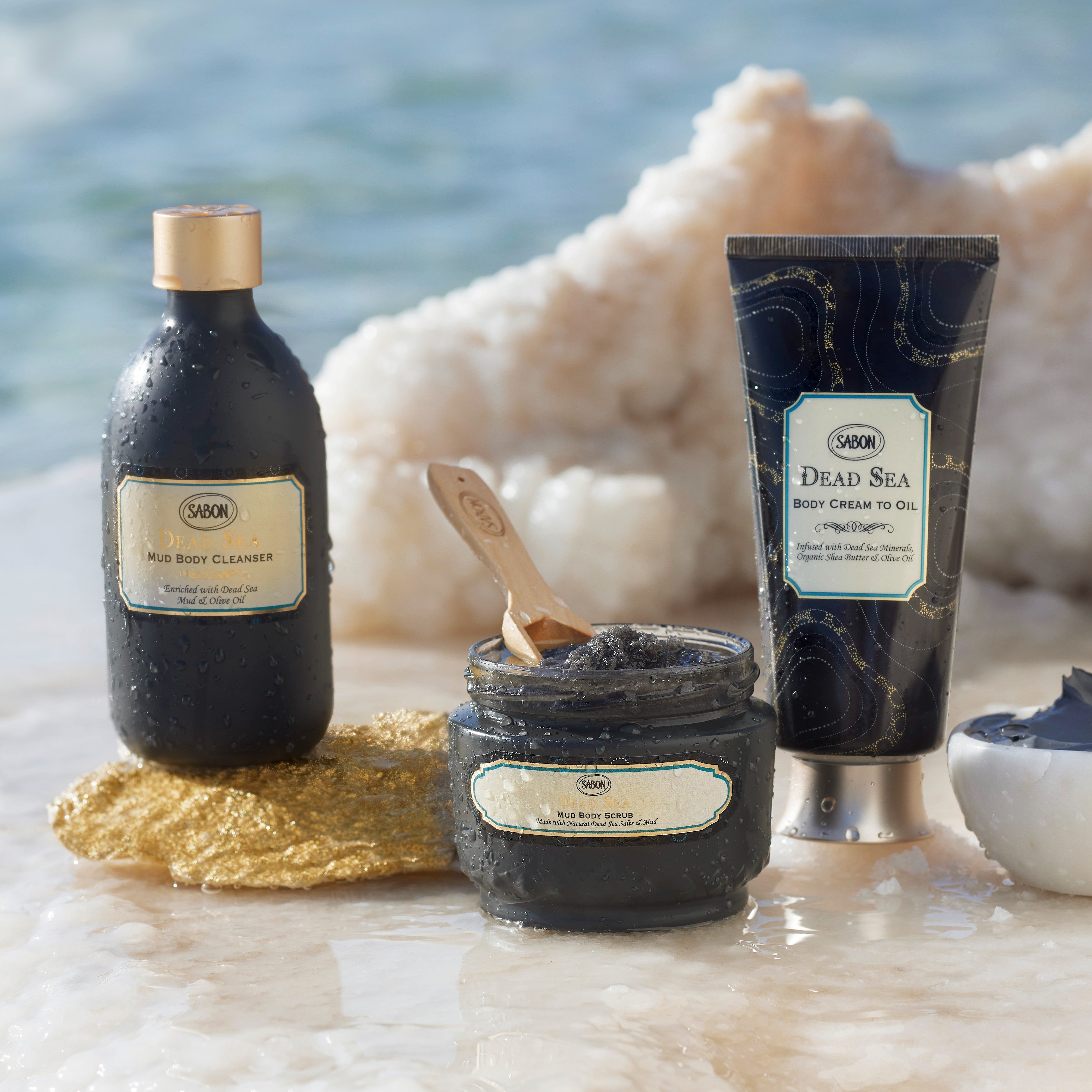 SABON デッドシー マッドボディクレンザー、ボディスクラブ ブラック ボディ クレンザー (デッドシー)』 | SABON (サボン)