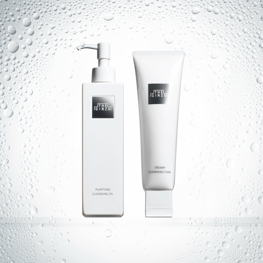 ラグジュアリーブランド、ザ・ギンザの 新クレンジング料&洗顔料で、透明感に満ちた輝く肌へ