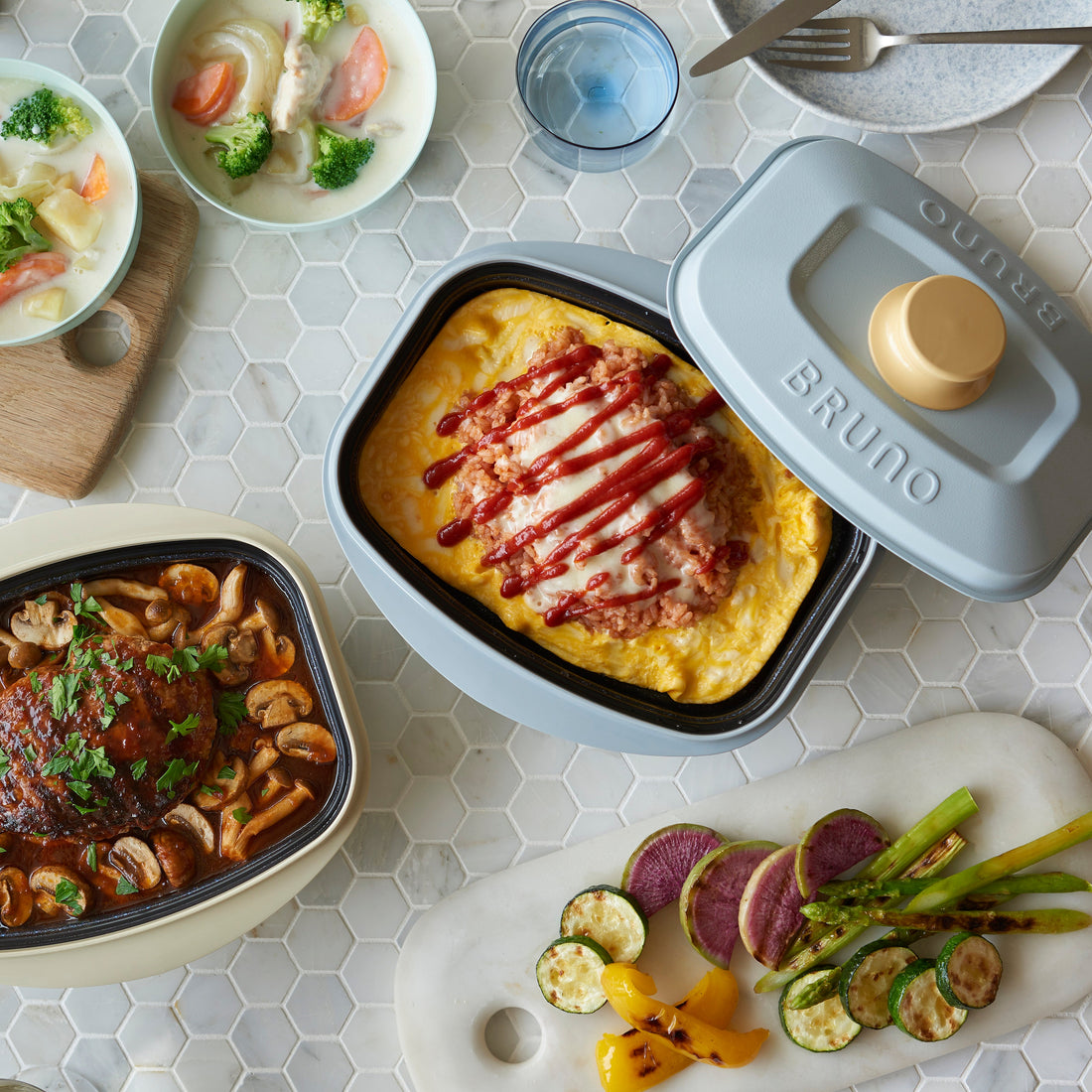 食もライフスタイルも豊かになる「レンジメート プロ スクエア バイ ブルーノ」